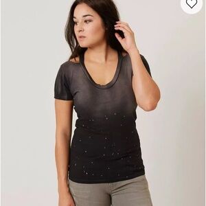 Affliction Cold Shoulder Tee